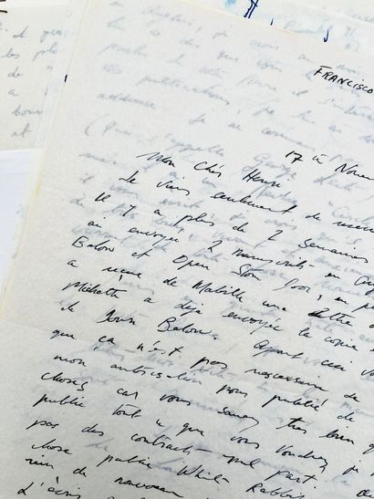 Leonora Carrington
62 autograph letters signed...