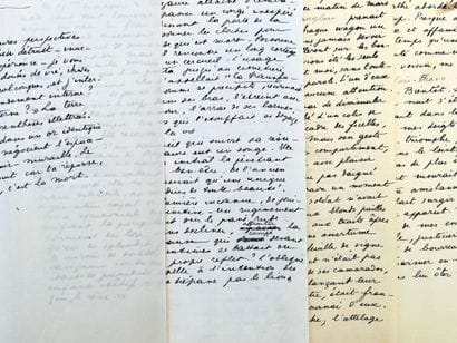 René Char
3 autograph manuscripts.
- Text...