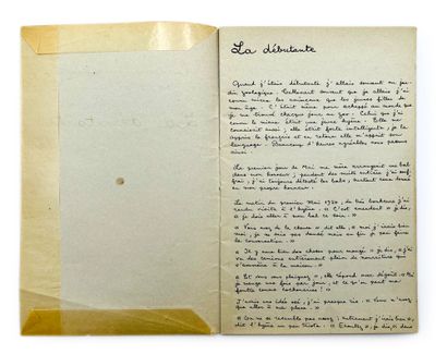 [Leonora CARRINGTON] André BRETON.
Autograph...