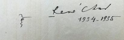René Char
2 autograph manuscripts signed,...