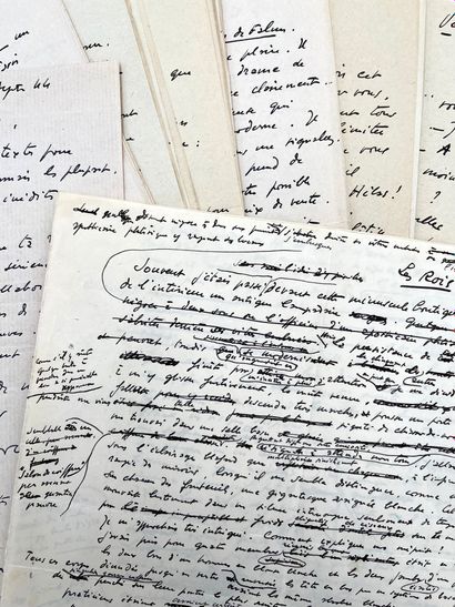 MARCEL BÉALU
40 autograph letters signed...