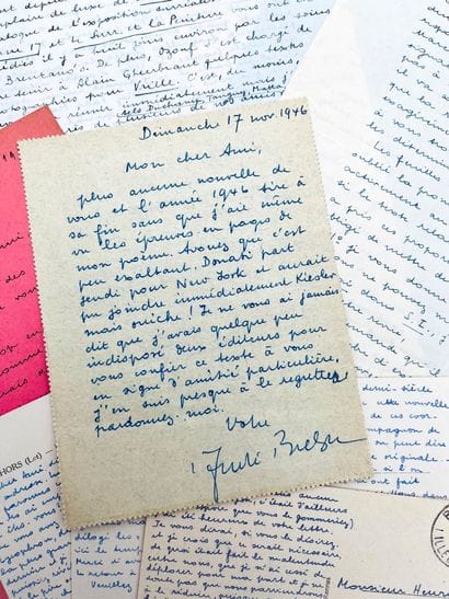 ANDRÉ BRETON
15 autograph letters signed...