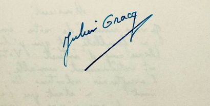 JULIEN GRACQ
13 letters and 6 cards, autograph...