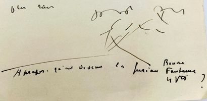HENRI MICHAUX
17 letters and 61 cards, autograph...