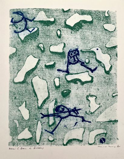 Max ERNST
Original lithograph in colors,...