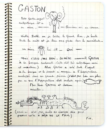 Leonora Carrington
Autograph manuscript,...