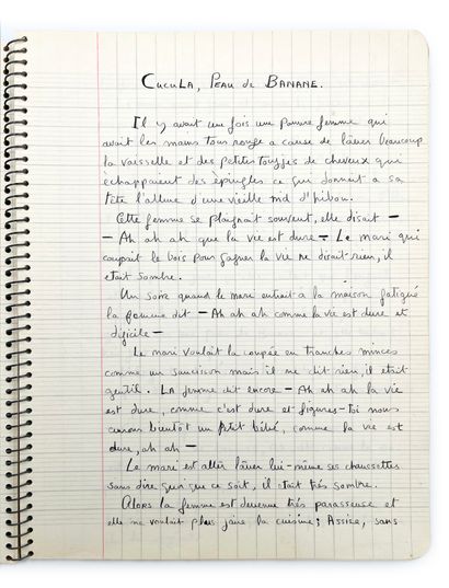 Leonora Carrington
Autograph manuscript,...