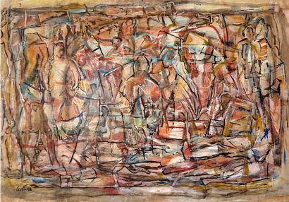 MORAES Cecilia
Untitled / Mixed media on...