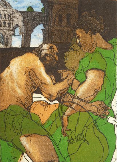 MAIR Kurt
Untitled / Etching in colors on...