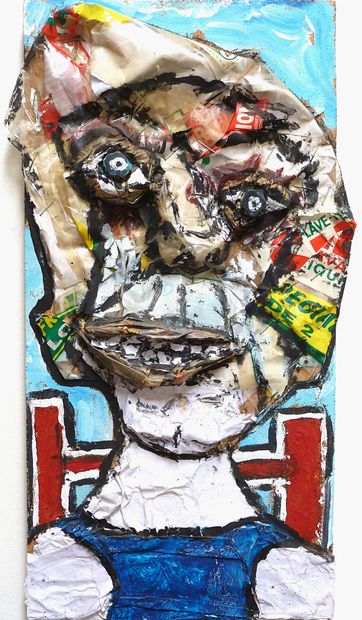 LACOSTE Alain
Training / Mixed media in relief...