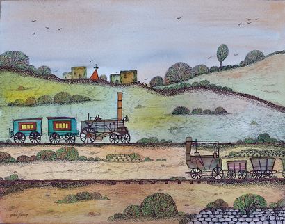 PESSIN Nicole
Untitled / Mixed media on paper...