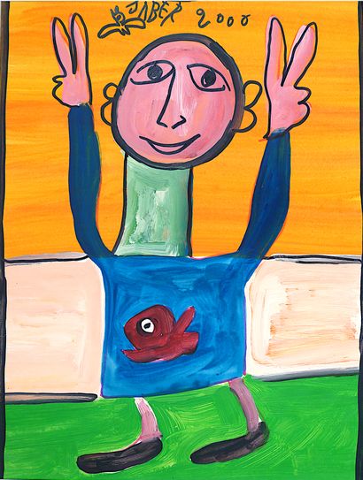 JABER (1938-2021)
Untitled / Mixed media...