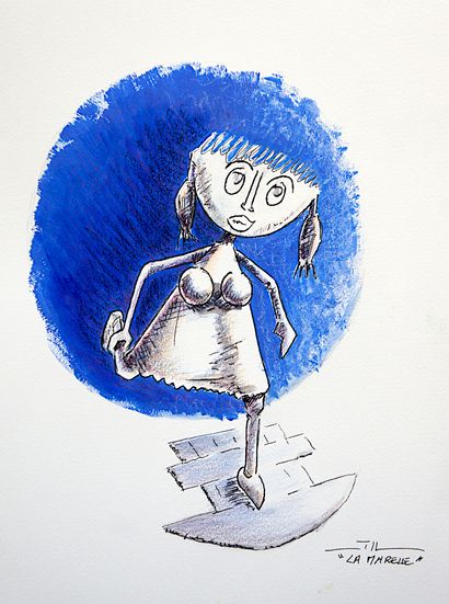 LACROIX Jean-Luc
Hopscotch / Sculpture drawing...