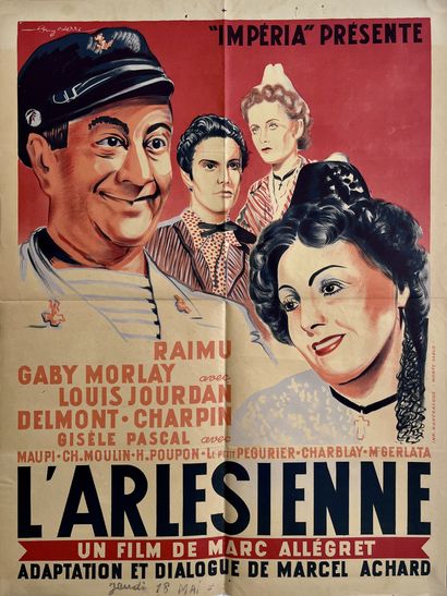 L'ARLESIENNE Marc Allégret. 1942.
60 x 80...
