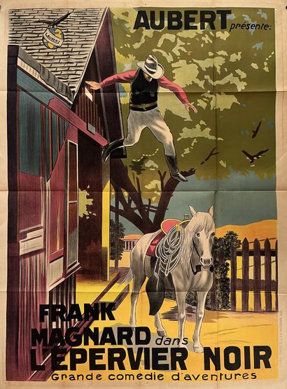 L'EPERVIER NOIR 1925.
120 x 160 cm. French...
