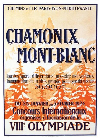 PICHON R
Chamonix Mont Blanc - 8 ème Olympiade...