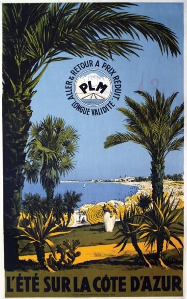 L'Été sur la Côte d'Azur PLM - Lucien Serre...