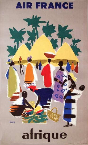 EVEN
Air France 1958 - Afrique - Affiches...