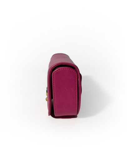Lanvin. Pink leather clutch (small stain...