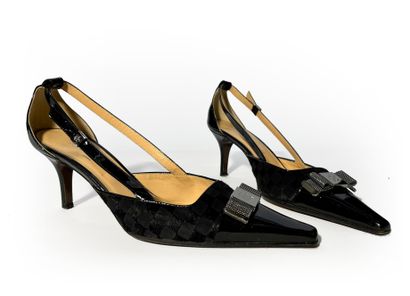 Louis Vuitton. Pair of patent leather and...