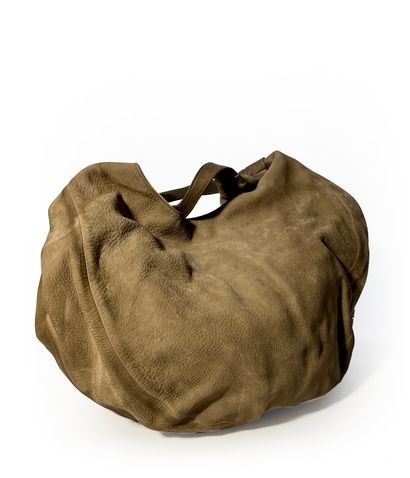 Renouard. Brown leather bag (wear, stain...