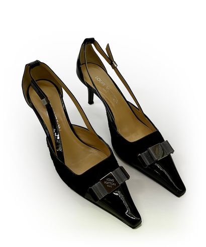 Louis Vuitton. Pair of patent leather and...