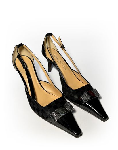 Louis Vuitton. Pair of patent leather and...