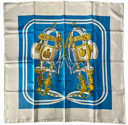 Hermès Paris. Brides of gala. Silk scarf...