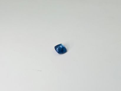 坦桑石 刻面枕形切割 2,57克拉 附有AIG证书，证明宝石的性质