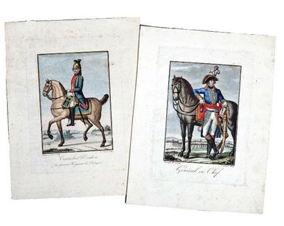St Sauveur. Trois gravures armée française...