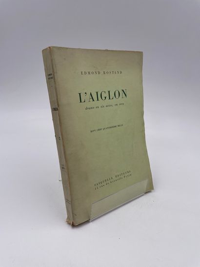 1卷：《L'Aiglon》（六幕戏剧，诗篇），埃德蒙-罗斯坦，Fasquelle...