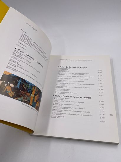 1卷：《保罗-高更，遗产与对抗》，2003年3月6日、7日和8日在法属波利尼西亚大学举行的座谈会记录

