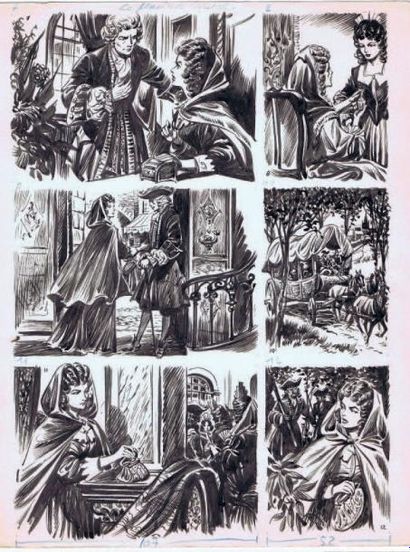 DUTEURTRE
«Le Flacon de Cristal». Planche...