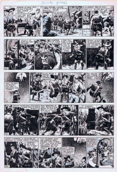 Le RALLIC. Étienne
«Flamberge». 4 planches...