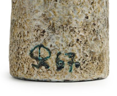 Raphaël GIARUSSO (1925-1986)
Large warrior
Polychrome...