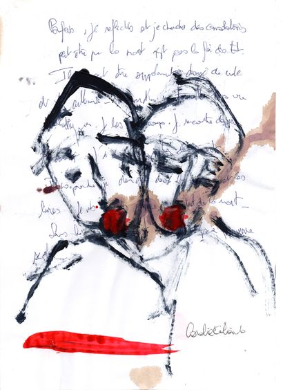 EMILION Coralie
Untitled / Mixed media on...