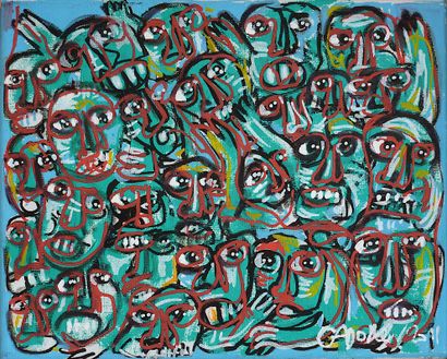 CADORÉ Delphine
Foule / Acrylique sur toile...