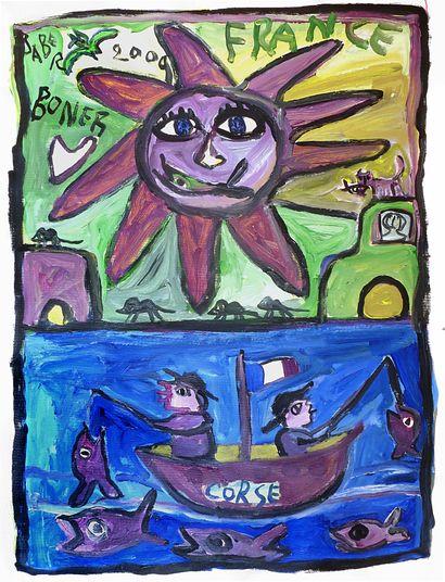 JABER (1938-2021)
Boner / Acrylic on canvas...