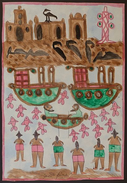 BABAHOUM Mohamed
Untitled / Mixed media on...
