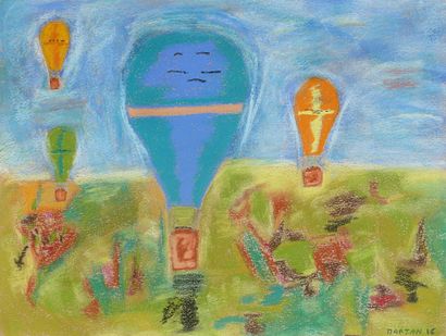 MARJAN
Sans titre / Pastel sur papier / 
Signé...