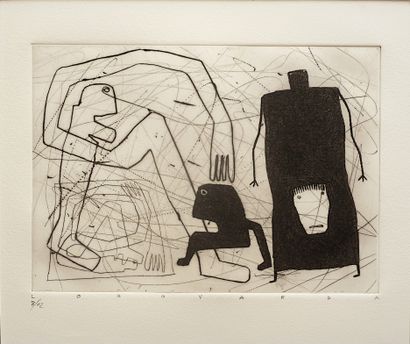 LOGOVARDA
Untitled / Black and white etching...