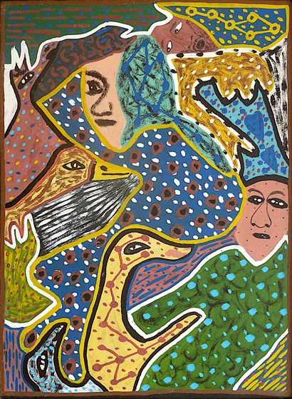 ASMAH Naji
Untitled / Acrylic on isorel panel...