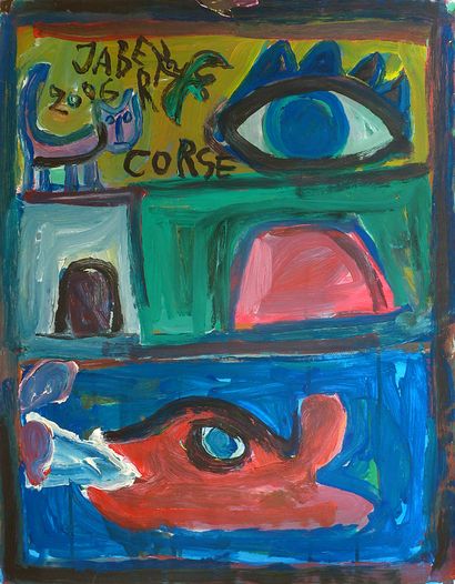 JABER (1938-2021)
Corsica / Mixed media on...