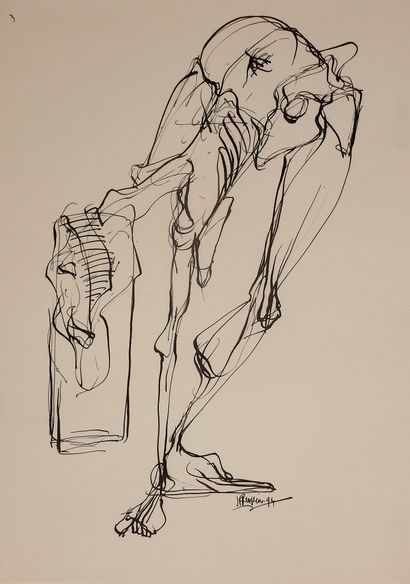 MUSLIN Jean-Paul (1948-2019)
Untitled / Ink...