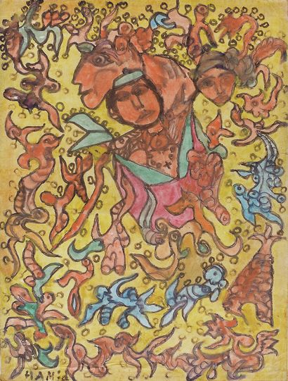 DADA Hamid Ait
Untitled / Mixed media on...