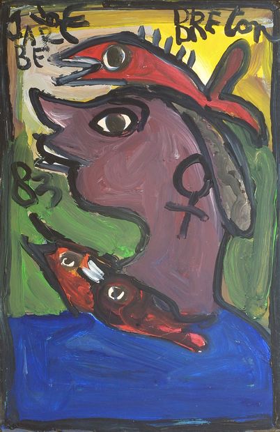 JABER (1938-2021)
Breton / Mixed media on...