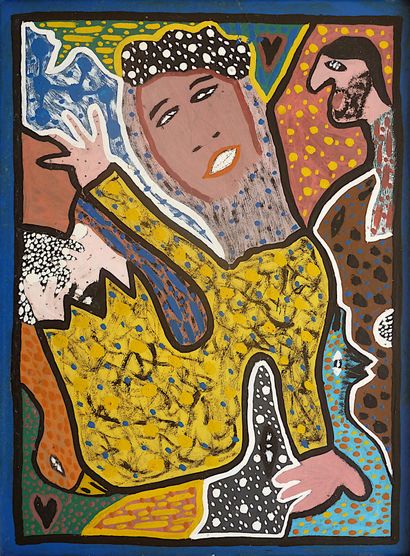 ASMAH Naji
Untitled / Acrylic on isorel panel...