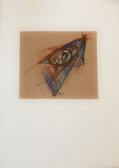 MUSLIN Jean-Paul (1948-2019)
Mask / Mixed...