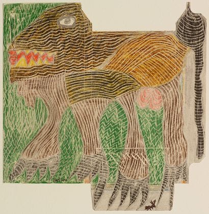 ALBASSER Pierre
Sans titre / Crayon de couleurs...