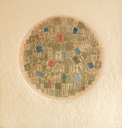 LICATA Riccardo 1929-2014)
Tondo Variazione...